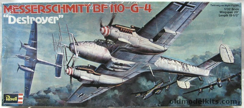 Revell 1/32 Messerschmitt Bf-110-G-4 Destroyer, H250 plastic model kit